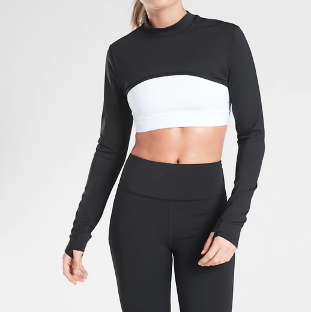 Athleta Eclipse Shrug in Black Sz S NEW